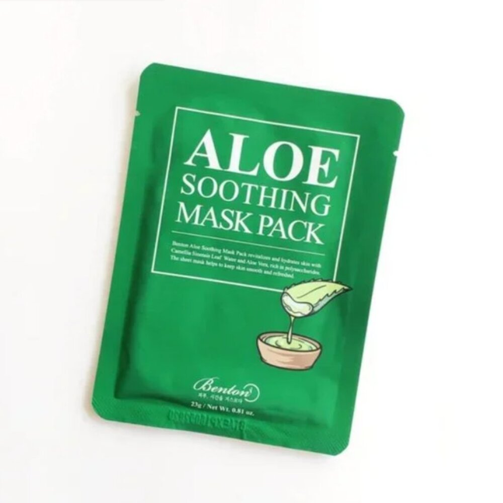 🌶4/$12 NEW BENTON Aloe Soothing Sheet Mask x1 Sheet Mask